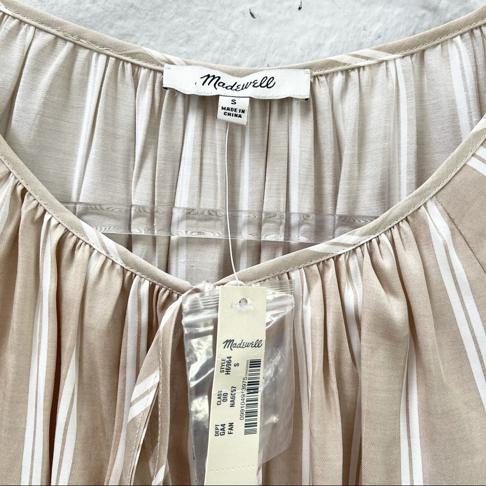 Madewell Striped Cypress Jumpsuit Sz Small - Picture 6 of 7